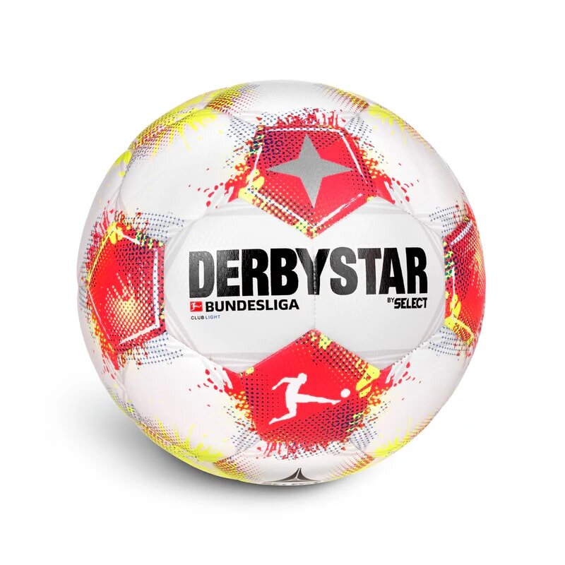 Derbystar Bundesliga Club Light v25 Trainingsball weiß/rot/gelb 4