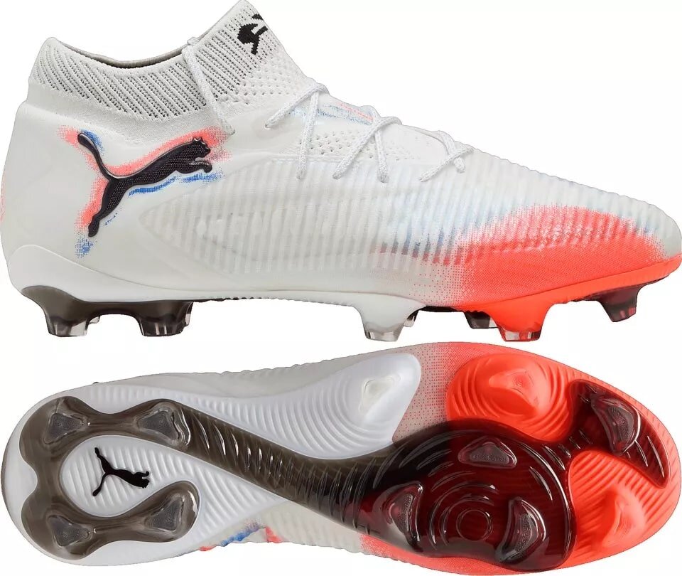 Puma Future 8 Ultimate FG Fussballschuhe puma white-puma black-glowing red 44,5
