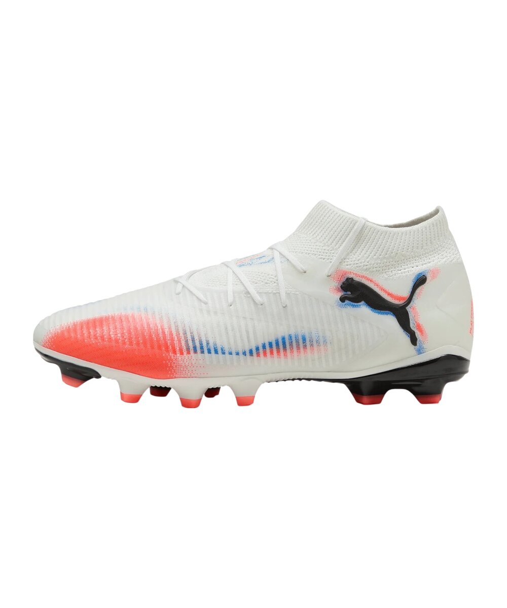 Puma Future 8 Pro FG/AG Fussballschuhe puma white-puma black-glowing red 46,5