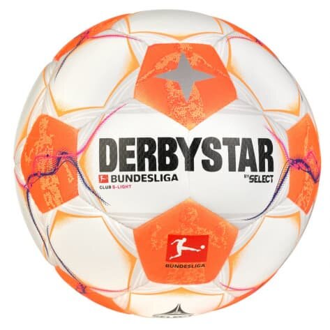 10er Paket Derbystar Bundesliga Club S-Light v24 Trainingsball weiß/orange 5