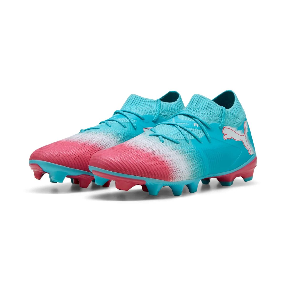 Puma Future 8 Match Re-Charge FG/AG Sondermodell hero blue-puma white-sunset pink 42