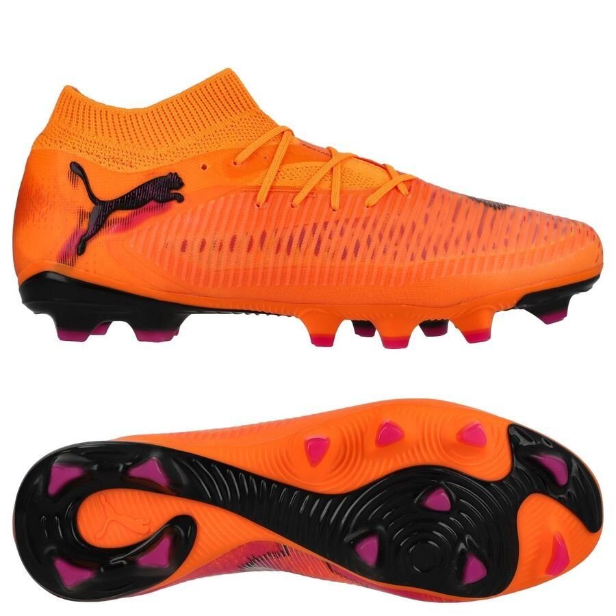 Puma Future 8 Pro FG/AG Fussballschuhe heat fire-puma black-ravish 47