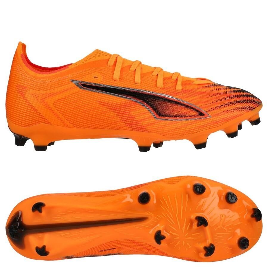 Puma Ultra 6 Match FG/AG Fussballschuhe heat fire-puma black-glowing red 40