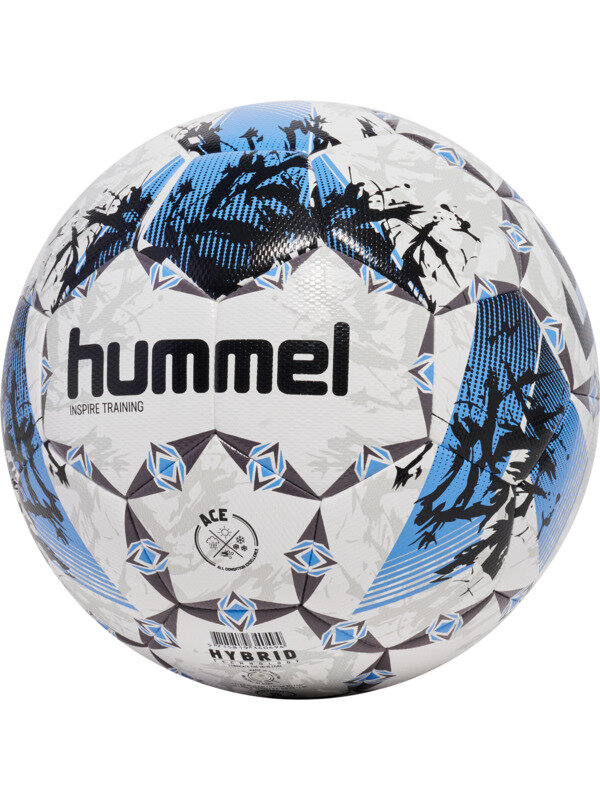 Hummel hmlINSPIRE Training Fussball Trainingsball ice blue/white/grey 5