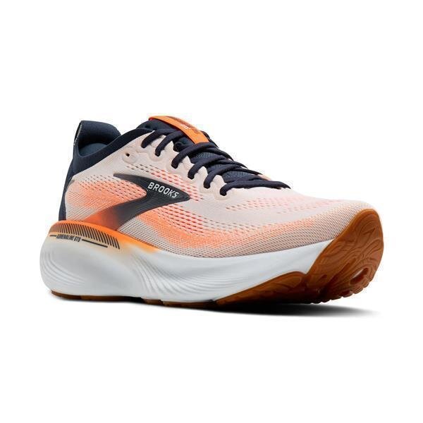 BROOKS Adrenaline GTS 25 Laufschuhe Herren white/spellbound/orange 43