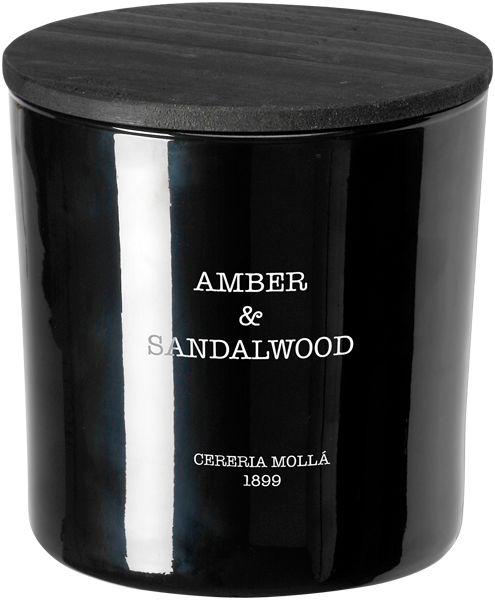 Cereria Molla Amber & Sandelwood Kerze 3 Dochte