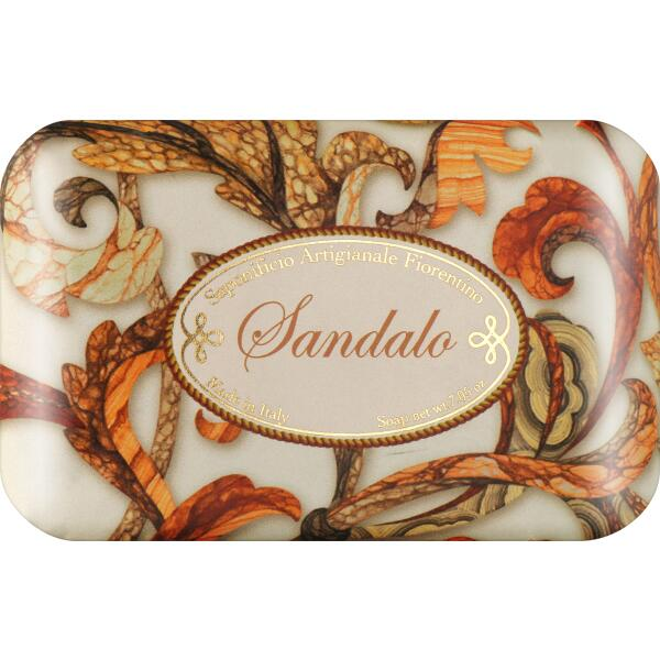 Saponificio Artigianale Fiorentino Seife Sandelholz' gepackt in Geschenkpapier'