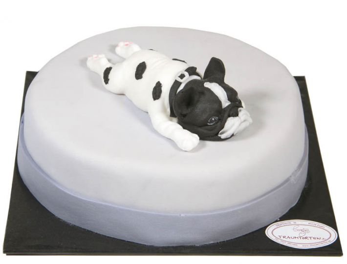 Französiche Bulldoggen Torte