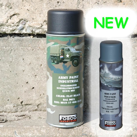 NATO-Lack Spraydose 400ml grau = 19,88 €/L