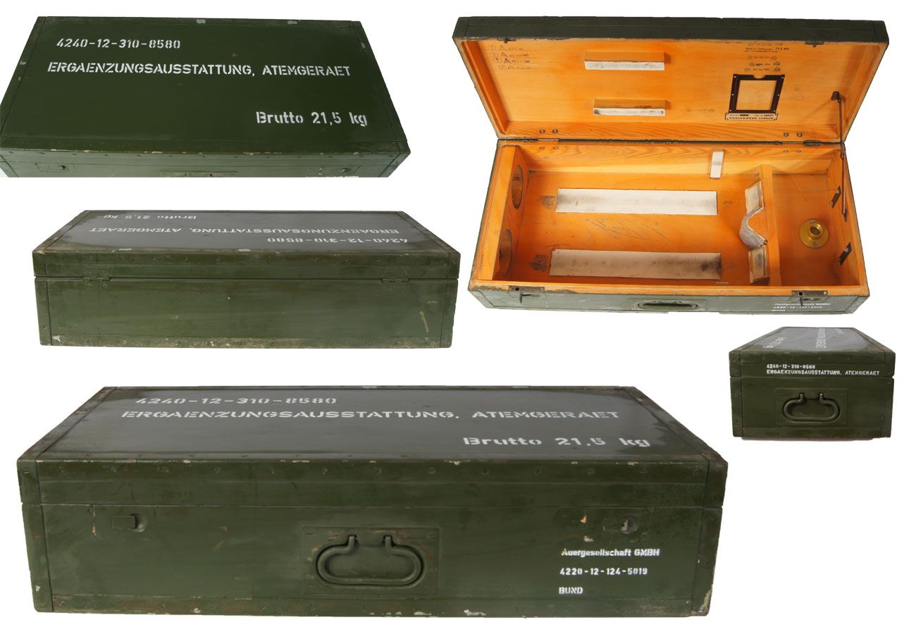 Bundeswehr Transportkiste Holz K22 gebraucht 68 x 30 x 16,5