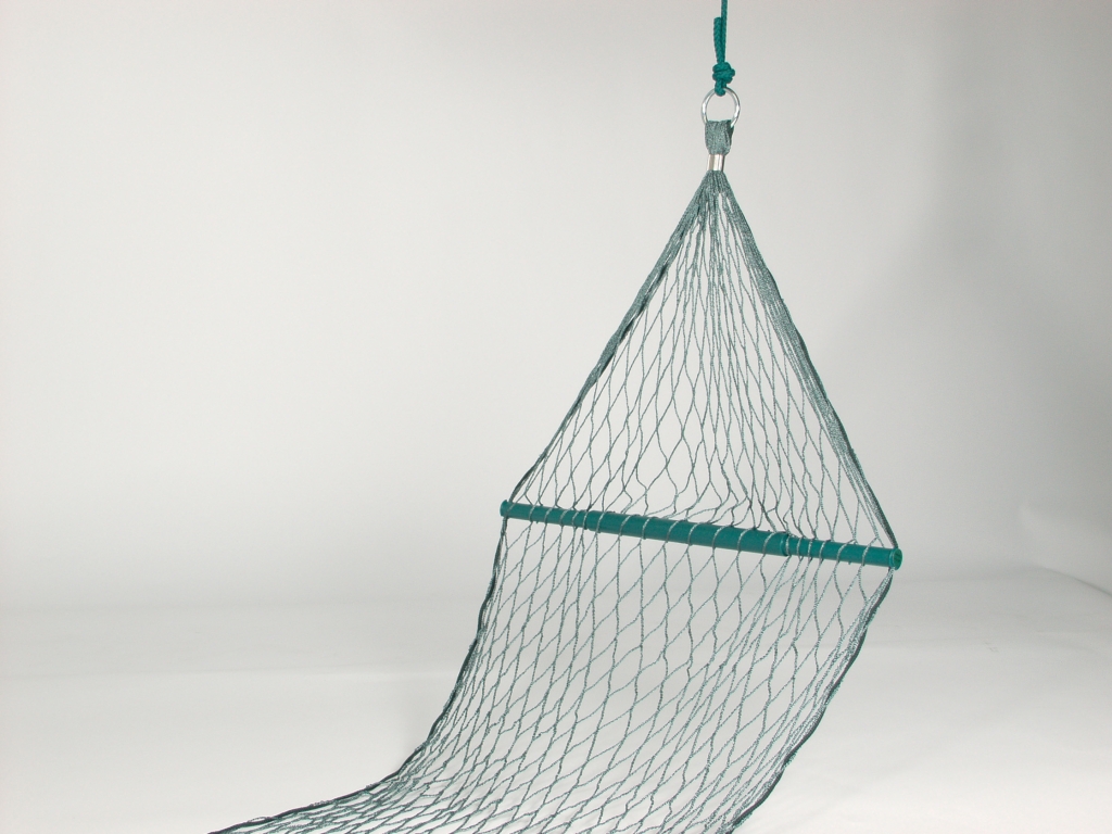 Hängematte mit Querstäben oliv 180 x 80