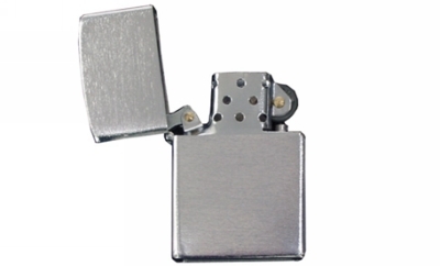 Zippo Feuerzeug chrom matt