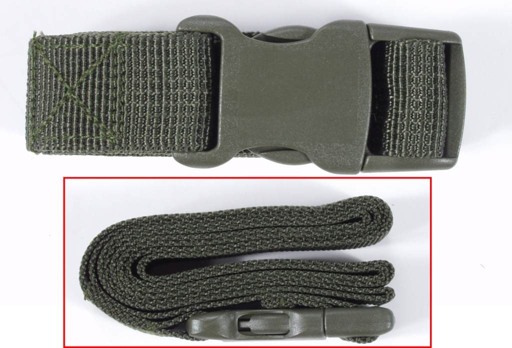 Bundeswehr Packriemen 150 cm mit Steckverschluss oliv