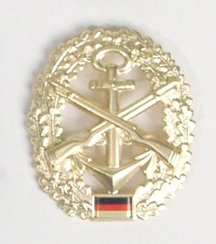 Bundeswehr Barettabzeichen Metall Marinesicherung
