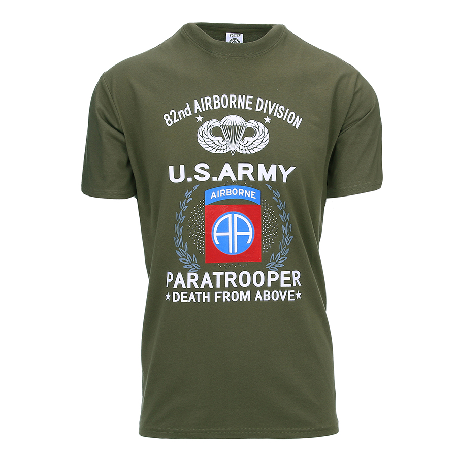 T-Shirt U.S. Army Paratrooper 82ND oliv M
