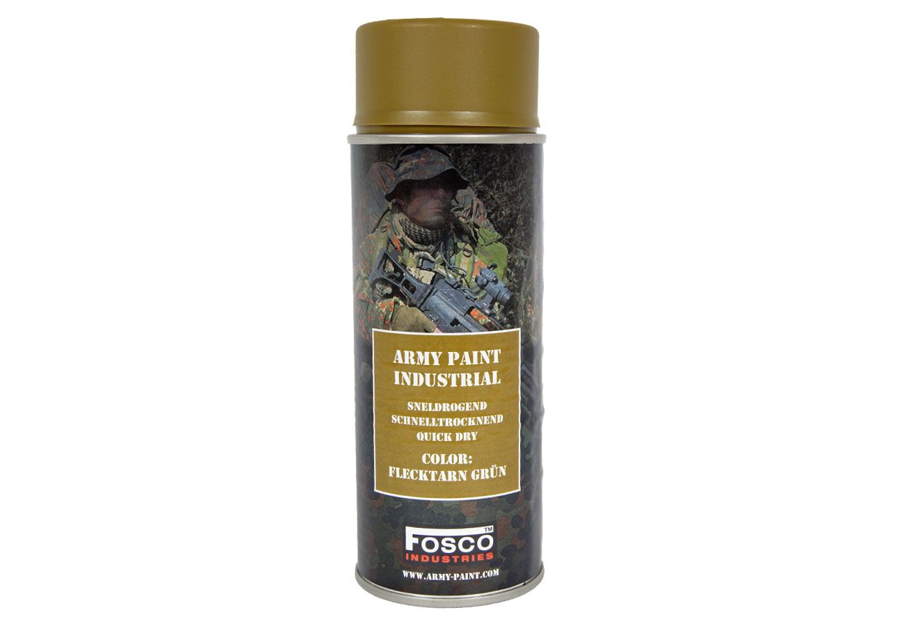 NATO-Lack Spraydose 400ml flecktarn grün = 19,88 €/L