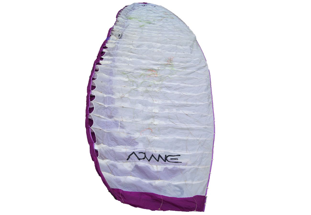 Matratzen Fallschirm Gleitschirm weiß/lila gebraucht