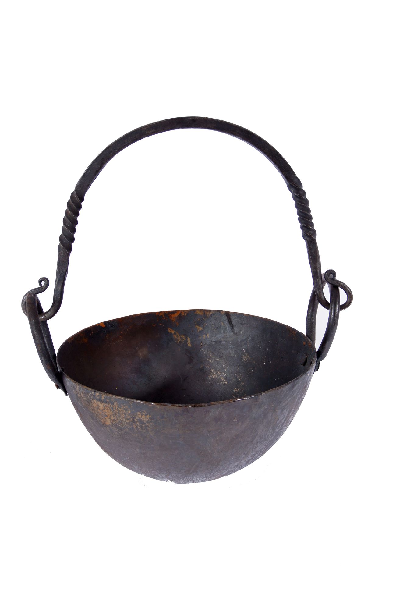 2,5 L Mittelalter Kochtopf handgeschmiedet