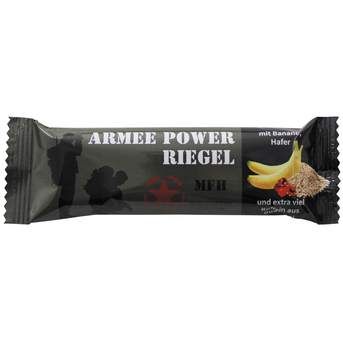 Army Power Riegel mit Koffein 60g = 31,67 €/kg