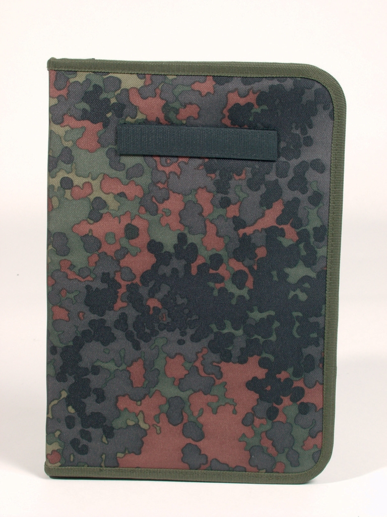 Bundeswehr Kommandeursmappe DIN A4 flecktarn 38,0 x 25,5
