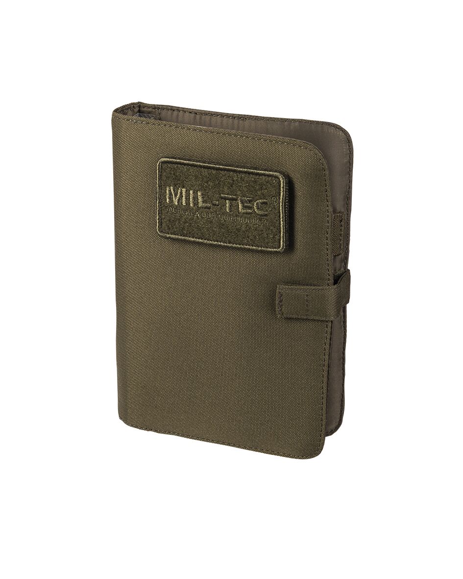 Notizbuch Notebook Tactical oliv 14,5 x 4,5 x 20,5