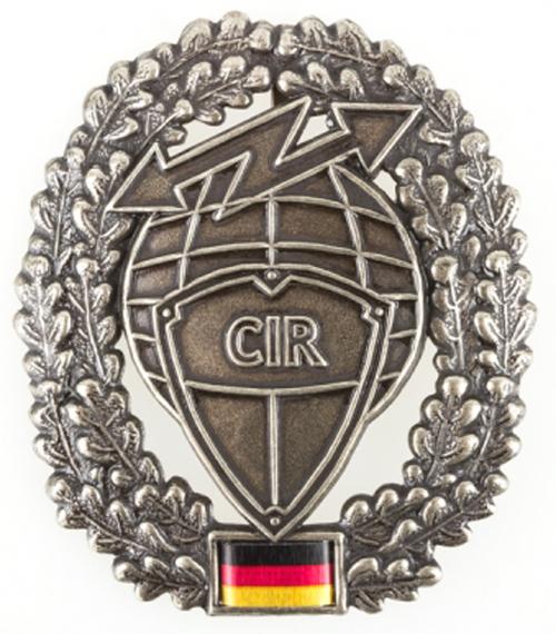 Bundeswehr Barettabzeichen Metall CIR