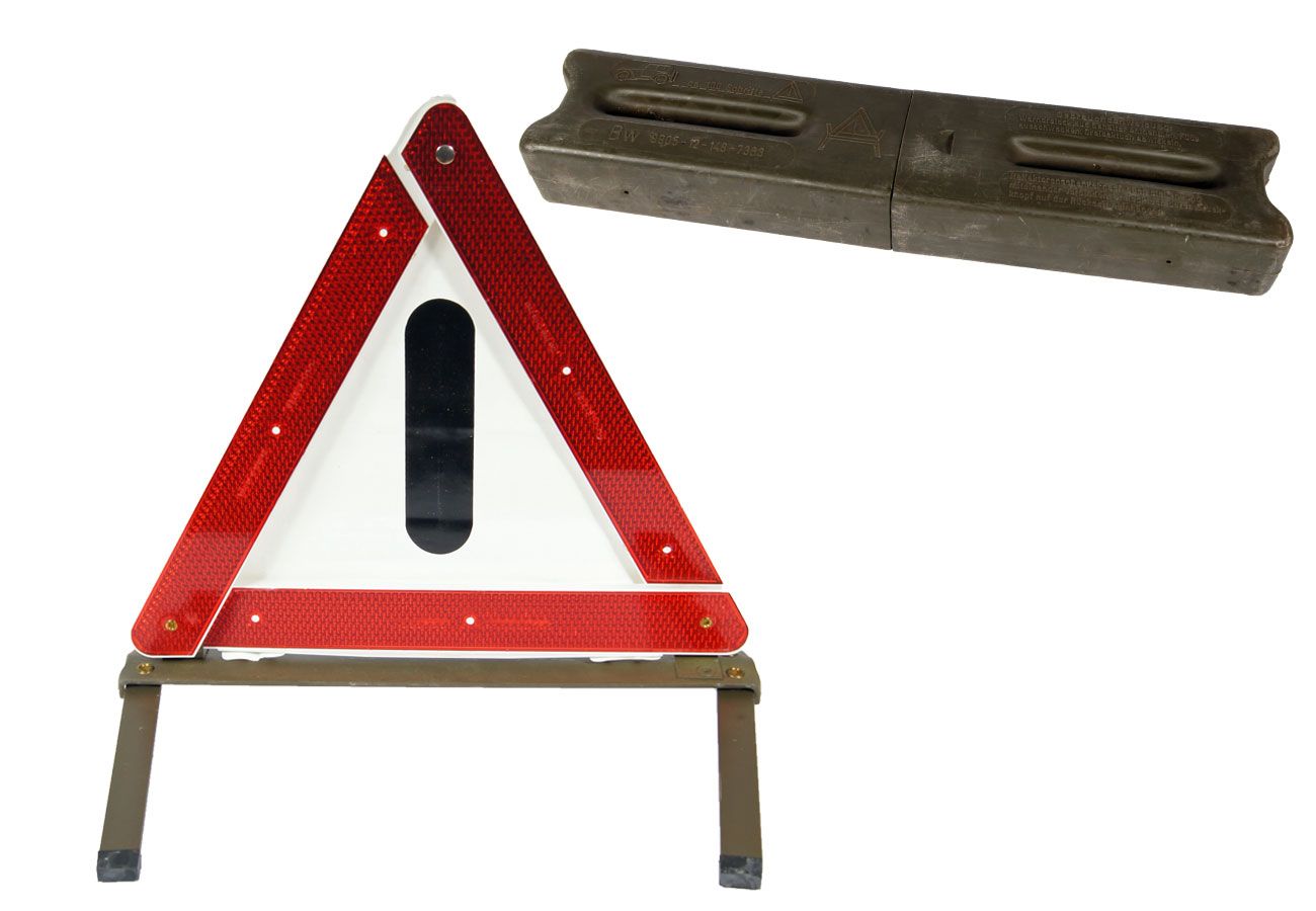 Bundeswehr Warndreieck gebraucht