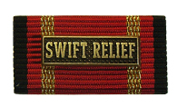 Bundeswehr Ordensspange Auslandseinsatz SWIFT RELIEF bronze