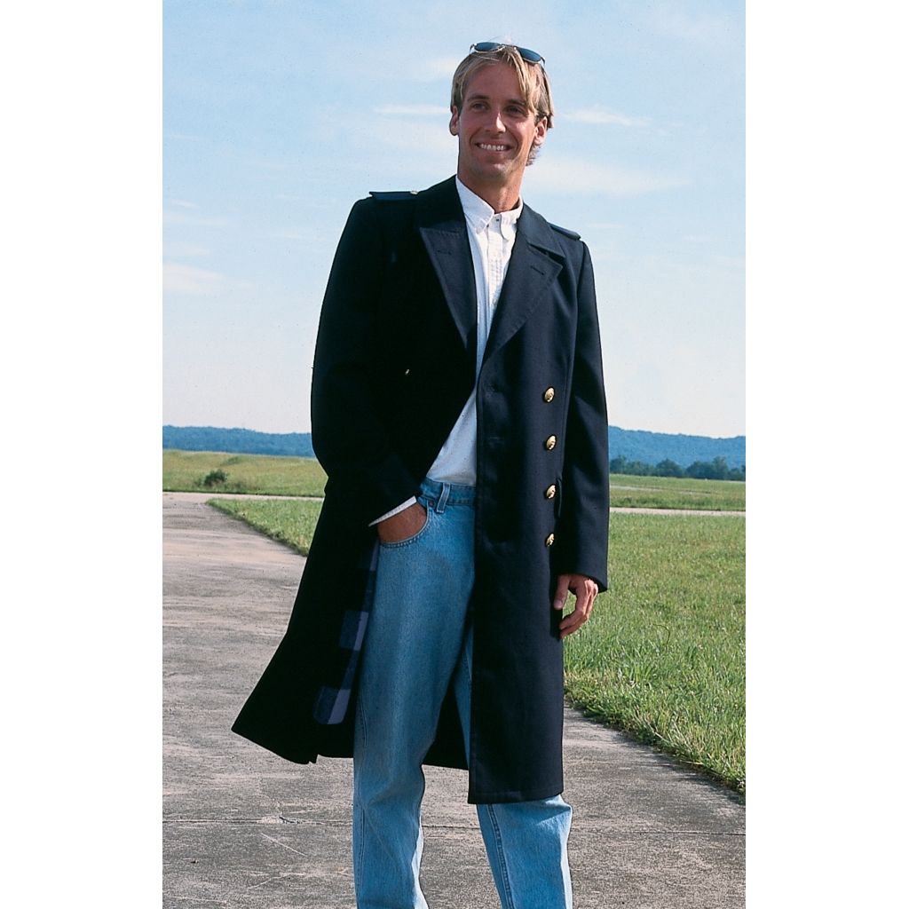 Bundeswehr Mantel Marine mit Futter ohne Gürtel blau gebraucht Bekl. 48