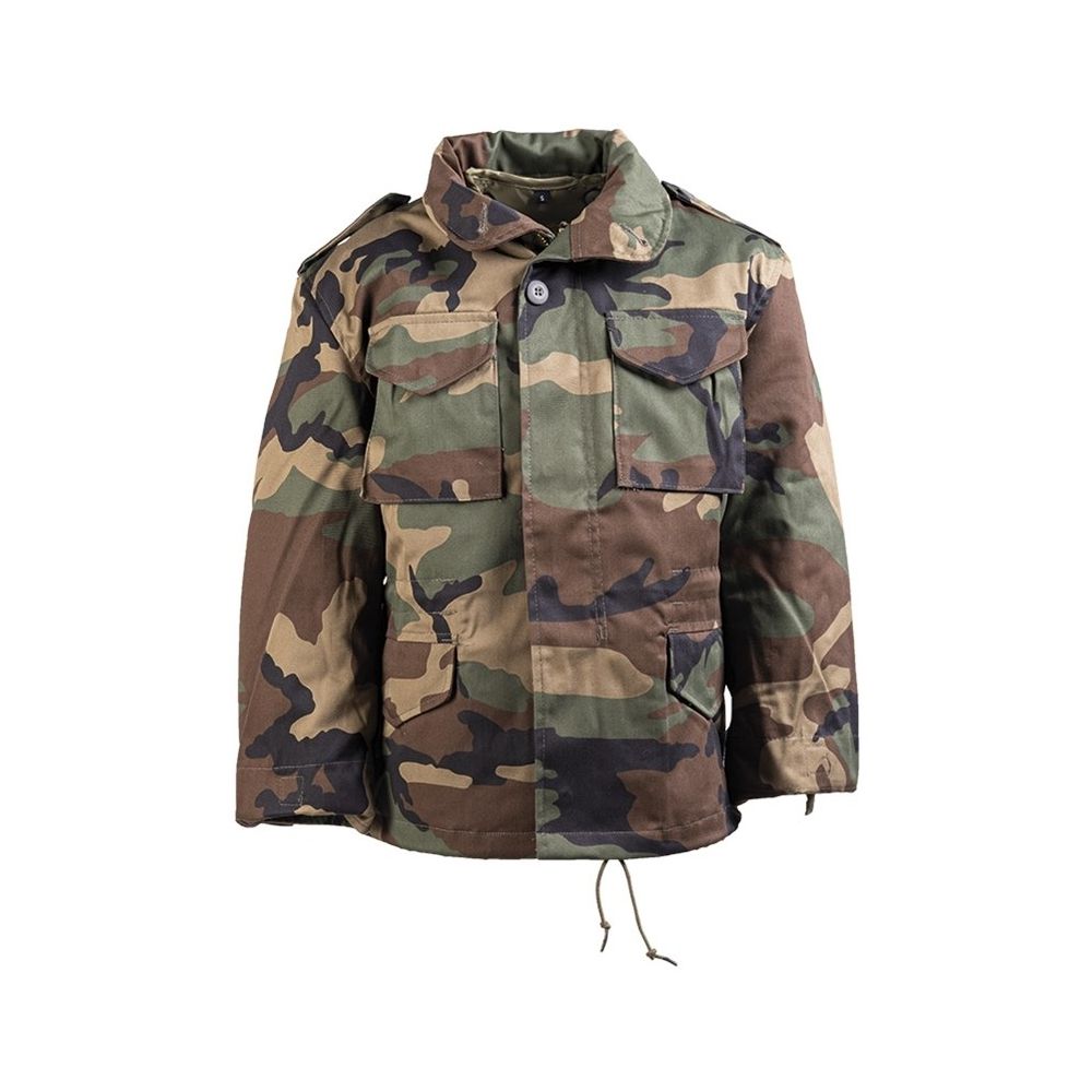 US Kids Jacke M65 mit Futter woodland M