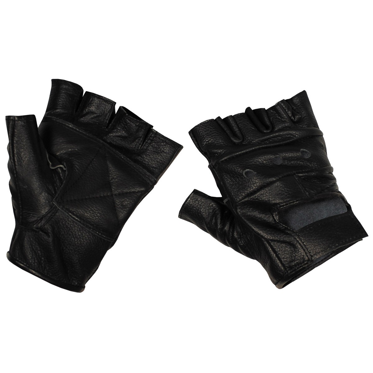 MFH Biker Lederfingerling Deluxe schwarz XL