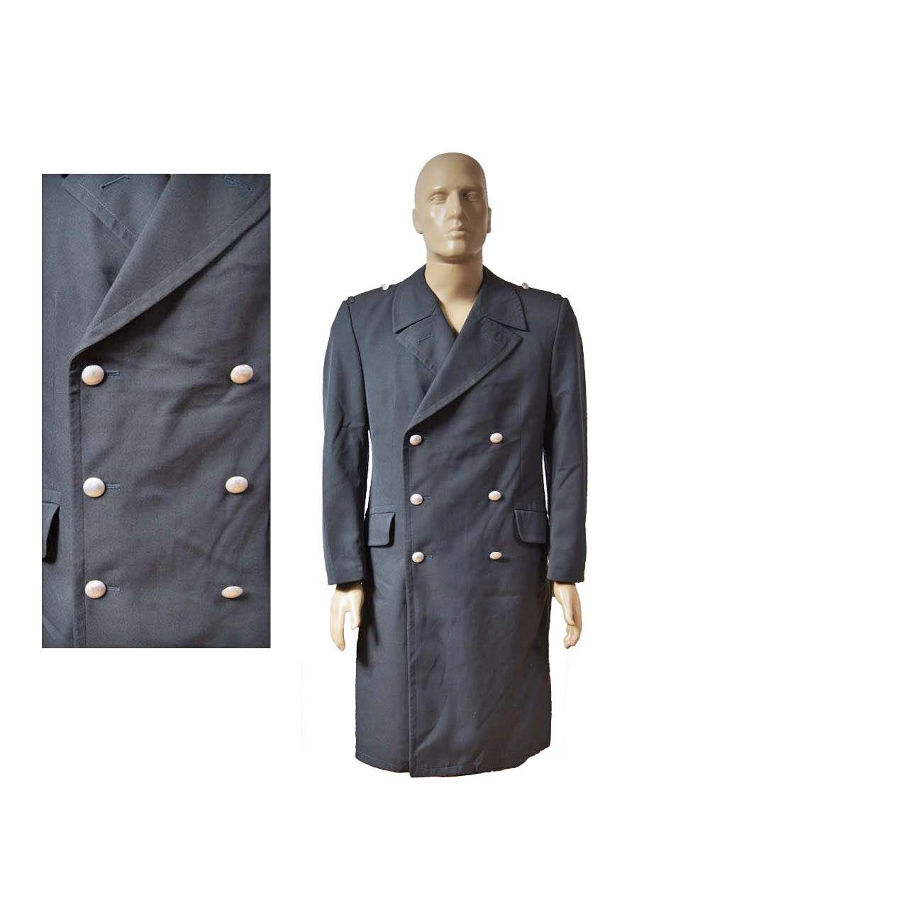 Bundeswehr Mantel Heer grau Silberknopf gebraucht Bekl. 46