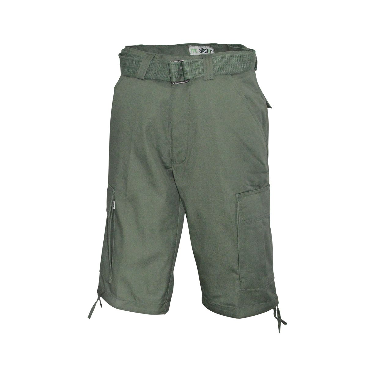 McAllister Army Bermuda mit Gürtel oliv Restposten S