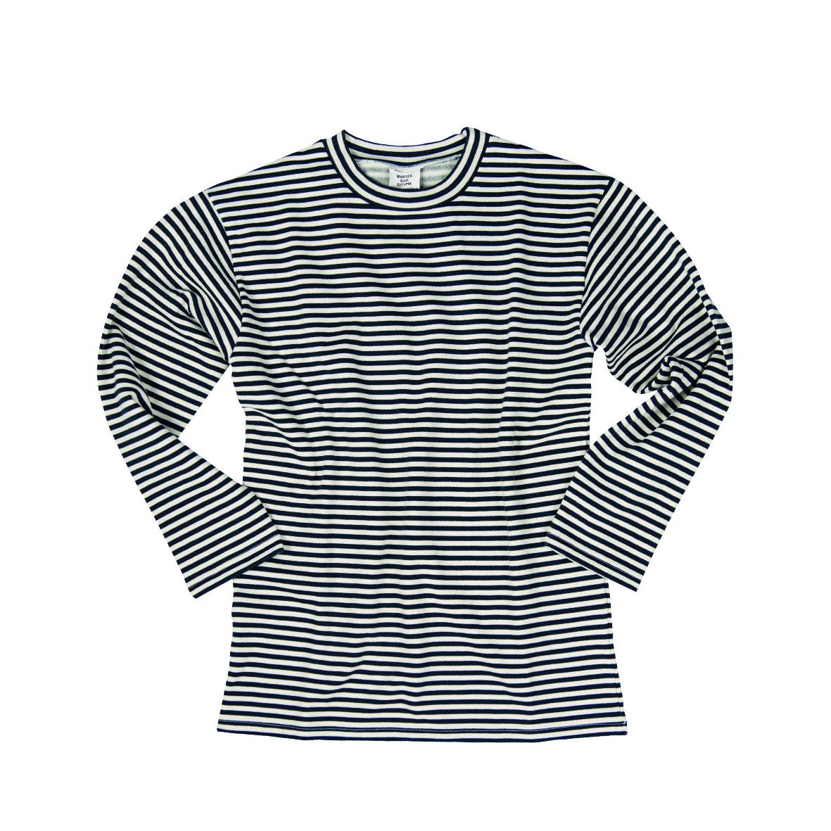 Russischer Marine Winter-Pullover blau/weiss gestreift XXL