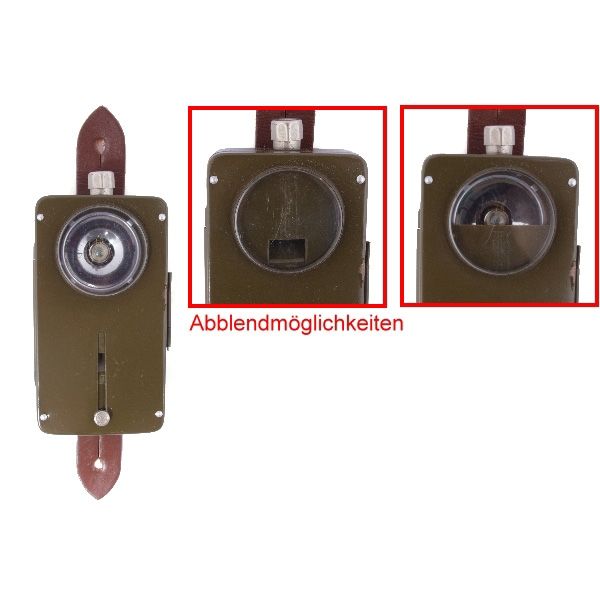 Schwedische Taschenlampe Original oliv neuwertig