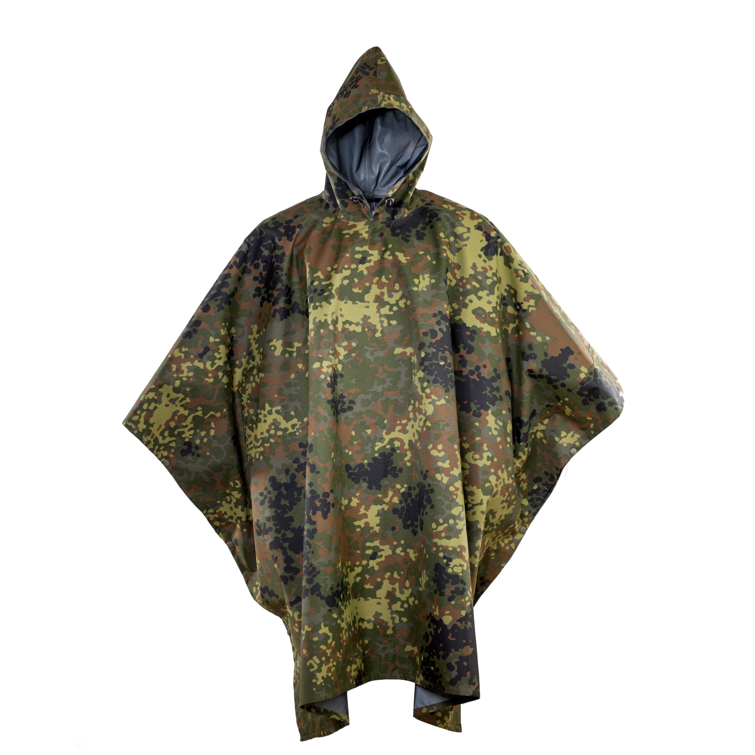Bundeswehr Poncho IR flecktarn ca. 150 x 215 cm mit Packsack
