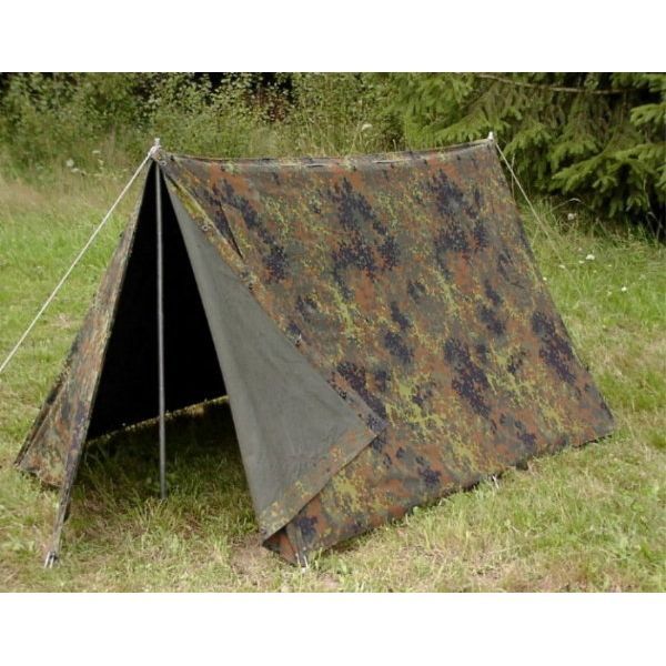 Bundeswehr 2-Personen Zelt flecktarn gebraucht