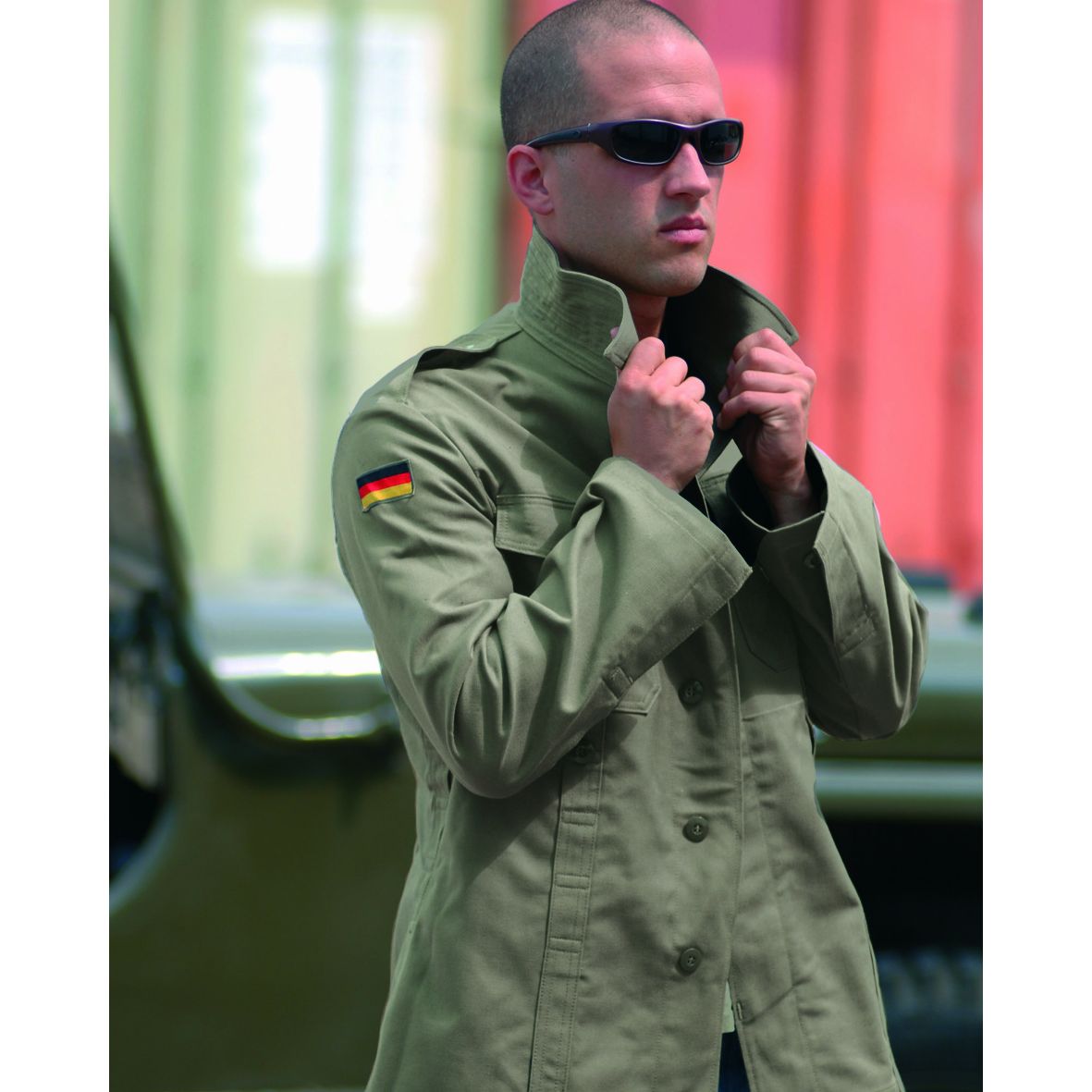 Bundeswehr Moleskin Feldjacke oliv washed BW 6