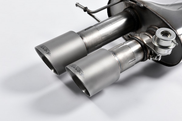 Milltek SSXBM1018 Cat-back Quad 90mm GT90 - BMW 5 Series M5 Saloon ...