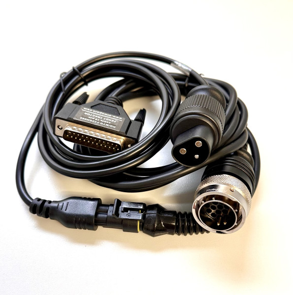 DimSport Traktor Deutz/Same Programmierkabel 19 Pin + 3 Pin Stromad...