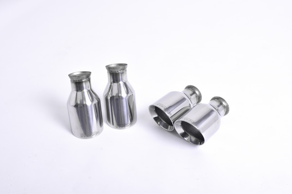 Milltek SSXPO112 Tips Quad 100mm GT100 - Porsche Cayenne 958 Turbo ...