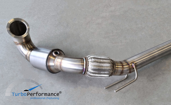 TurboPerformance ECE Downpipe für VAG 1.8 - 2.0 TFSI/TSI Modelle mi...