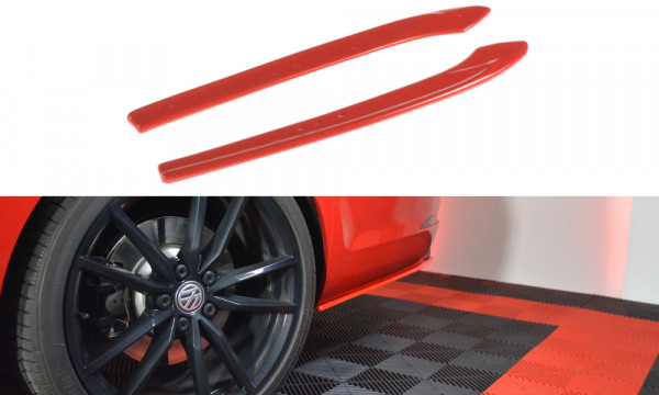Heck Ansatz Flaps Diffusor V.2 passend für VW GOLF 7 R VARIANT FACE...