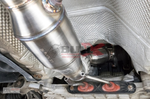 BULL-X VAG 1,8 - 2,0 TFSi 89mm Oberteil Downpipe mit EG Euro 4/5