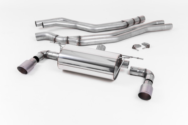 Milltek SSXBM1042 Cat-back Twin 90mm GT90 - BMW 1 Series M140i 3 & ...