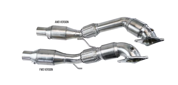 Bull-X Downpipe 3'/ 3.5' Oberteil VAG 1.8-2.0 T(F)SI m. 89er Oberte...