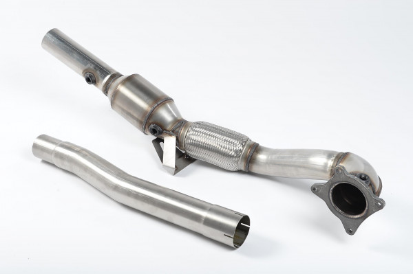Milltek SSXAU204 Cast Downpipe with HJS High Flow Sports Cat  - Aud...