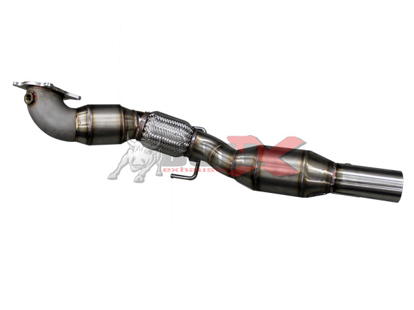 BULL X VW Polo WRC 2,0 TFSi FWD Downpipe 76mm mit EG- Zulassung