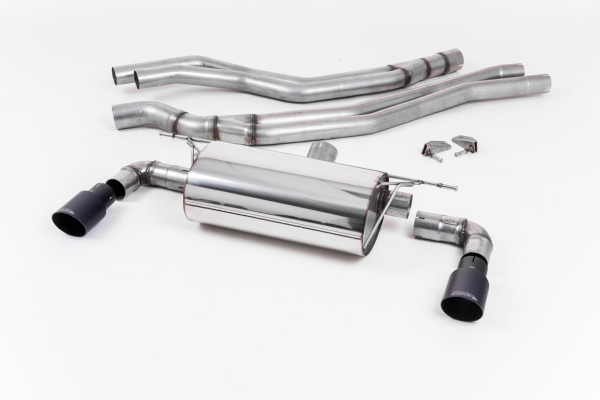 Milltek SSXBM1041 Cat-back Twin 90mm GT90 - BMW 1 Series M140i 3 & ...