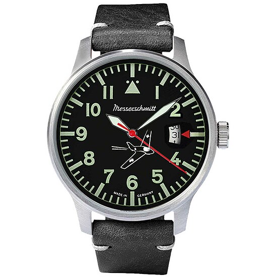 Uhren Fliegeruhr Messerschmitt Quarz von Messerschmitt ME163-80-2